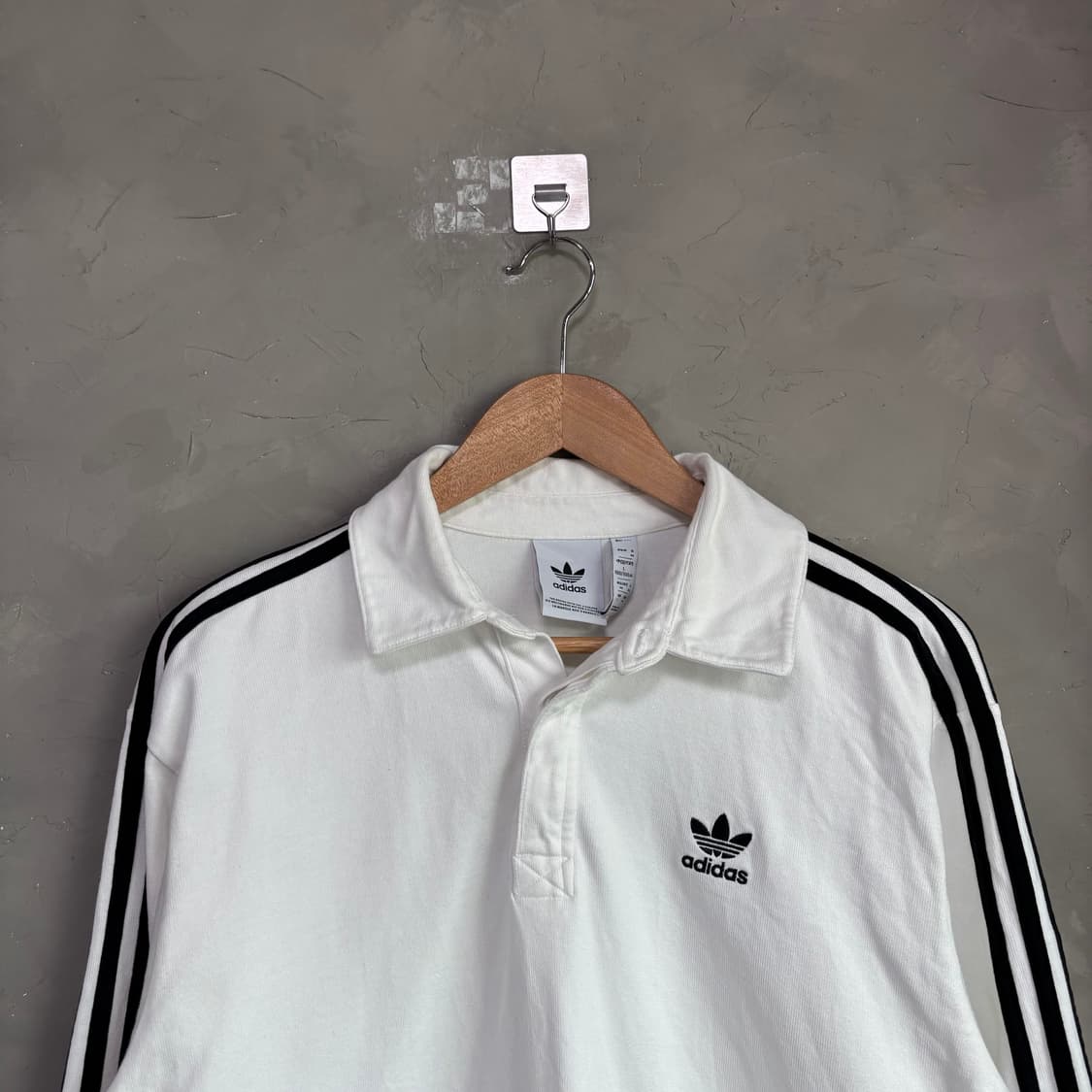 아디다스 파이어버드 럭비티 롱슬리브 화이트 상품이미지2