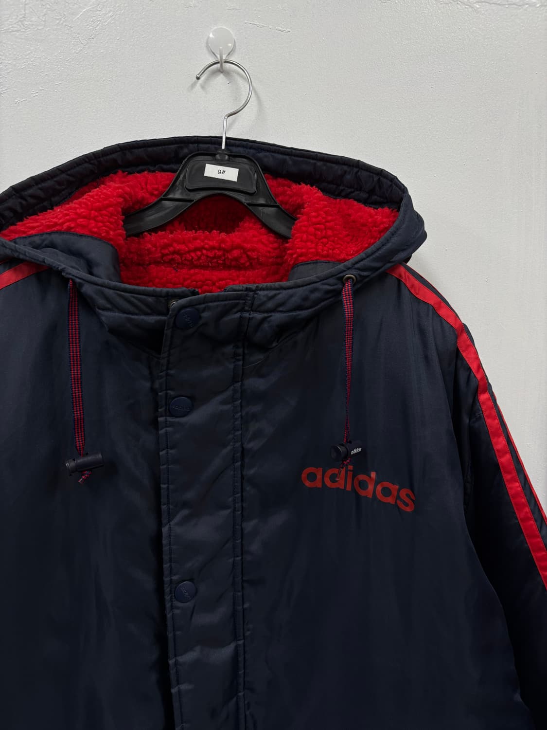 아디다스 올드스쿨  양털 롱자켓 상품이미지3