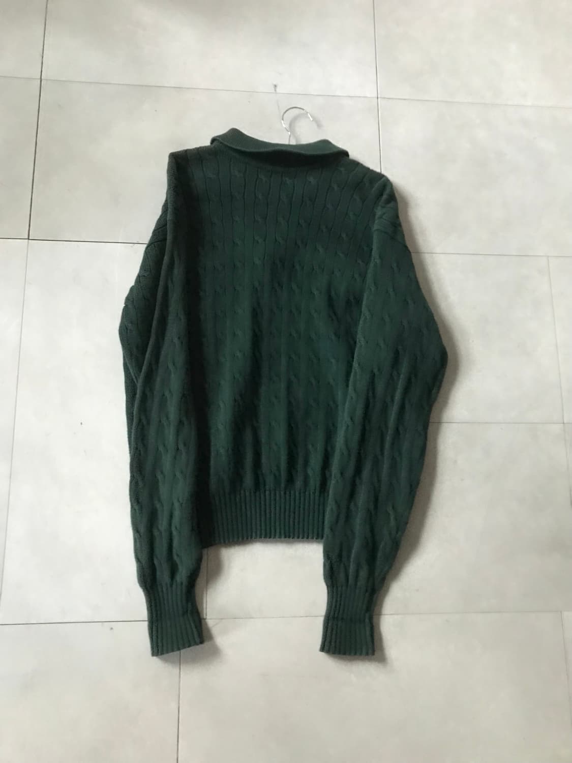 폴로 그린 케이블 카라니트 상품이미지9