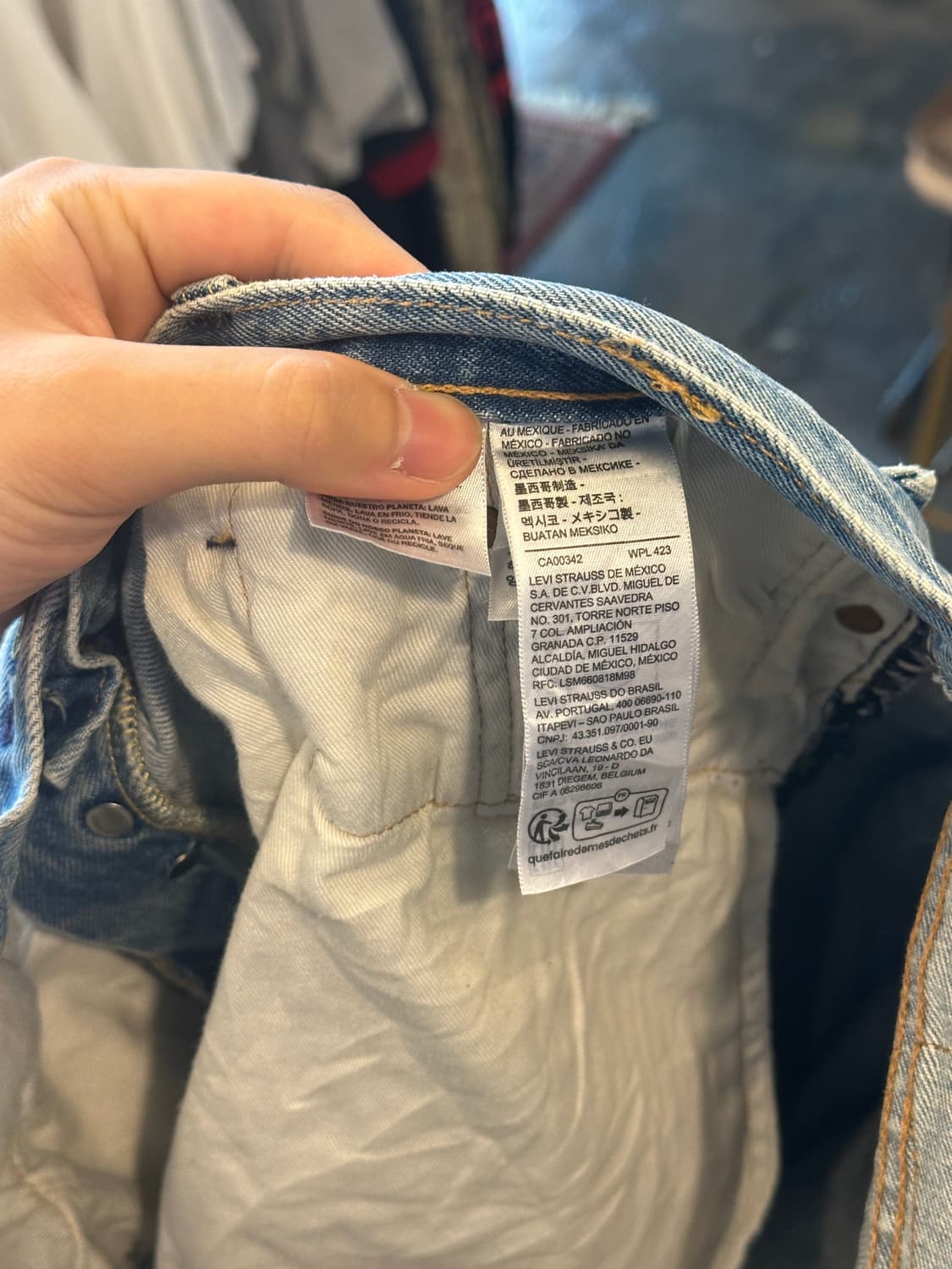 Levis x Denim Tears 501 DT W32 L32 상품이미지3