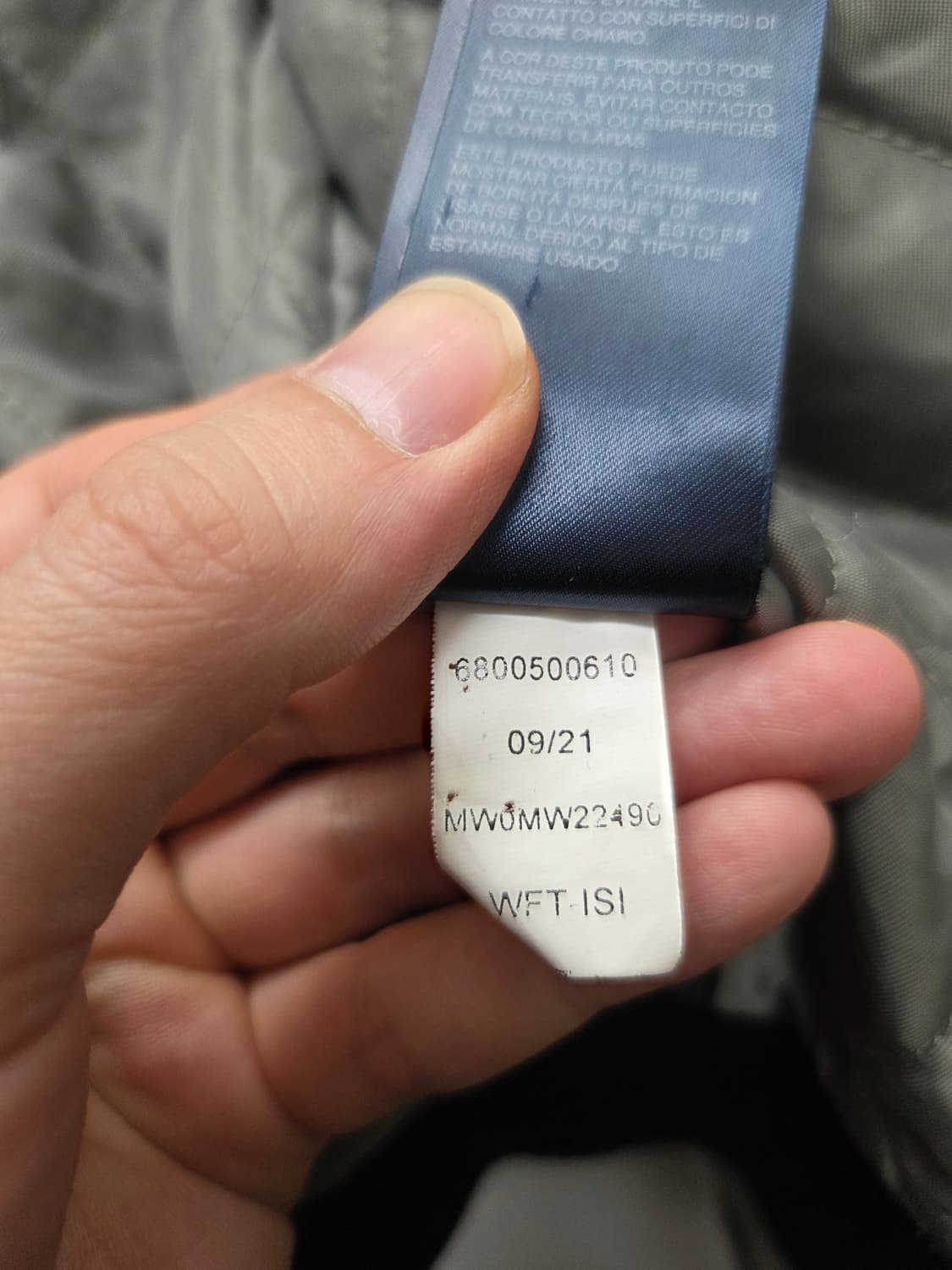 타미힐피거 소가죽 바시티 블루종 자켓 상품이미지7