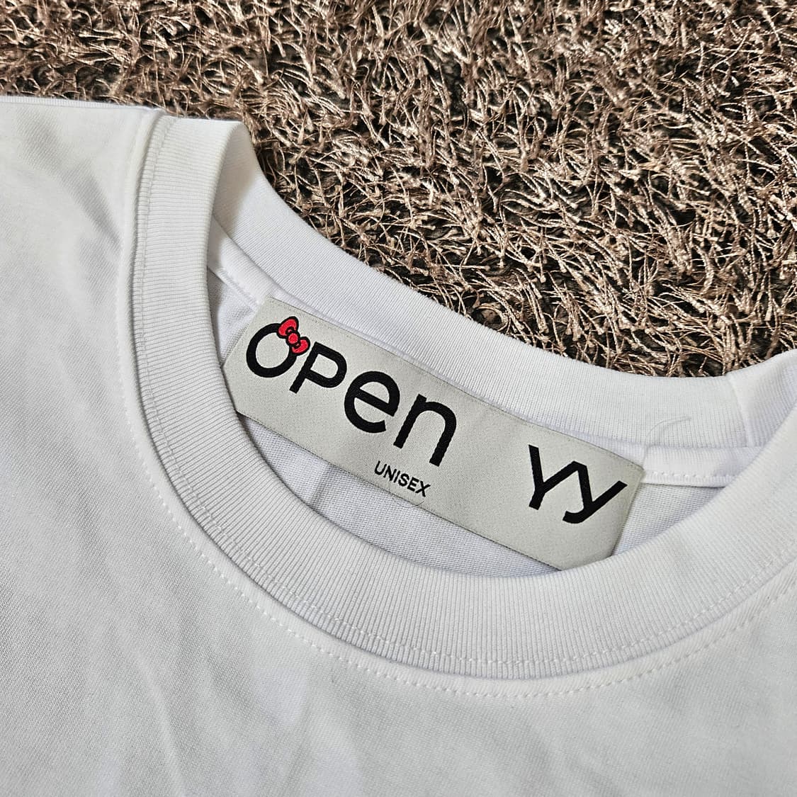 (미사용)OpenYy x 헬로키티 시그니쳐 빅 프린팅 티셔츠 S/M 상품이미지9