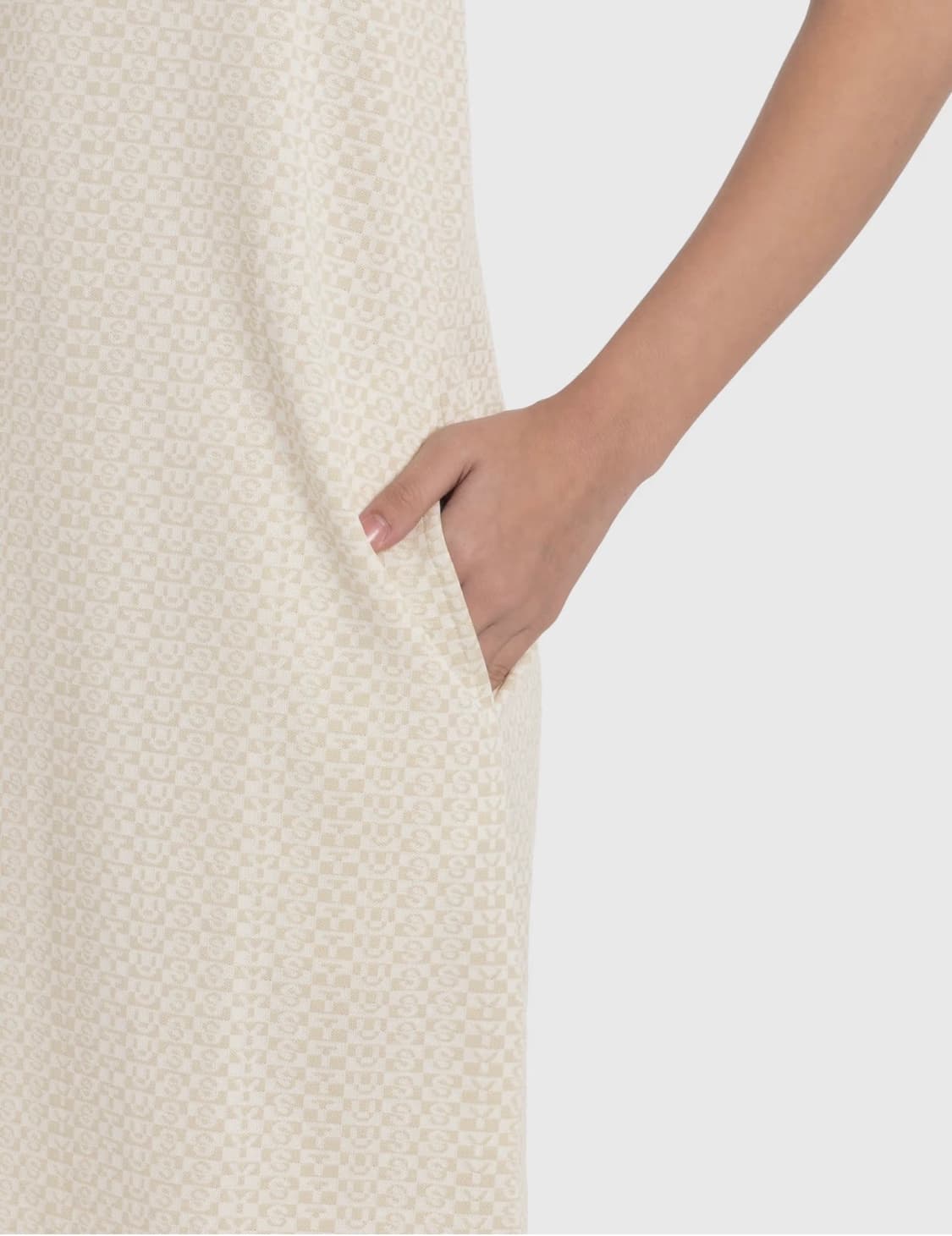 Tonal Jacquard Dress (Ivory) 상품이미지1