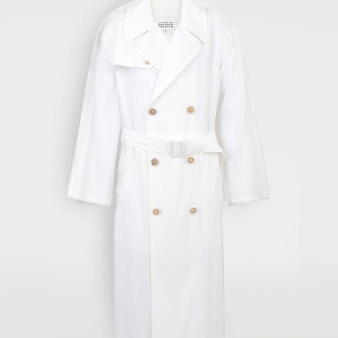 [새제품]마르지엘라 코트 오버사이즈 트렌치코트 더블코트 나일론 스티치 상품이미지6