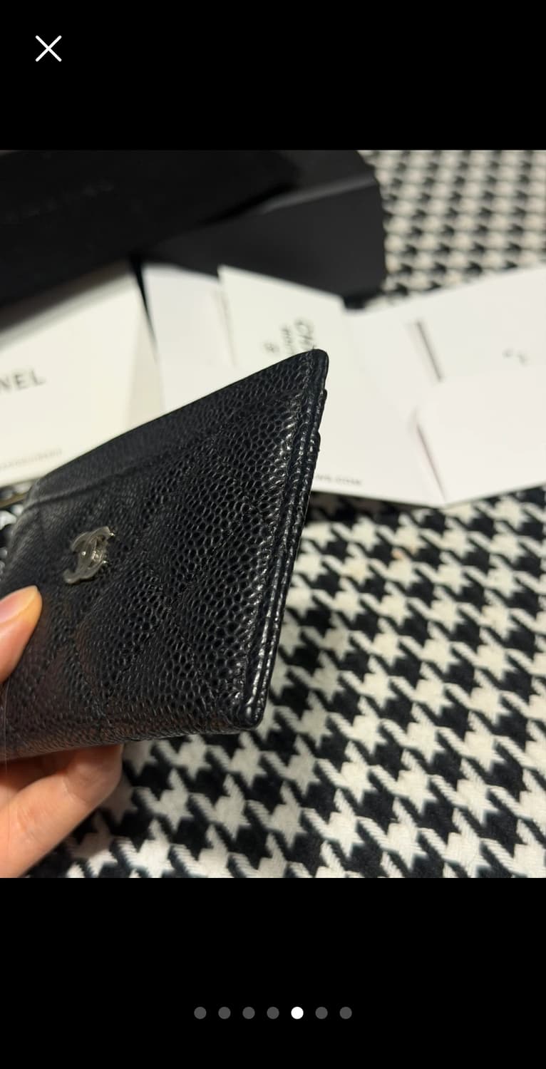 샤넬 캐비어 카드지갑 상품이미지5