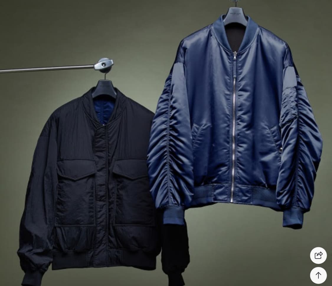 질스튜어트 뉴욕 리버서블 MA-1 항공자켓 상품이미지1