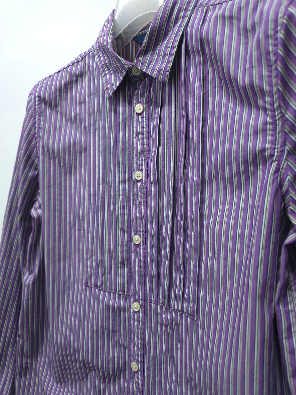 폴로 플리츠 스트라이프 셔츠 ( 여성 55 ) 상품이미지4