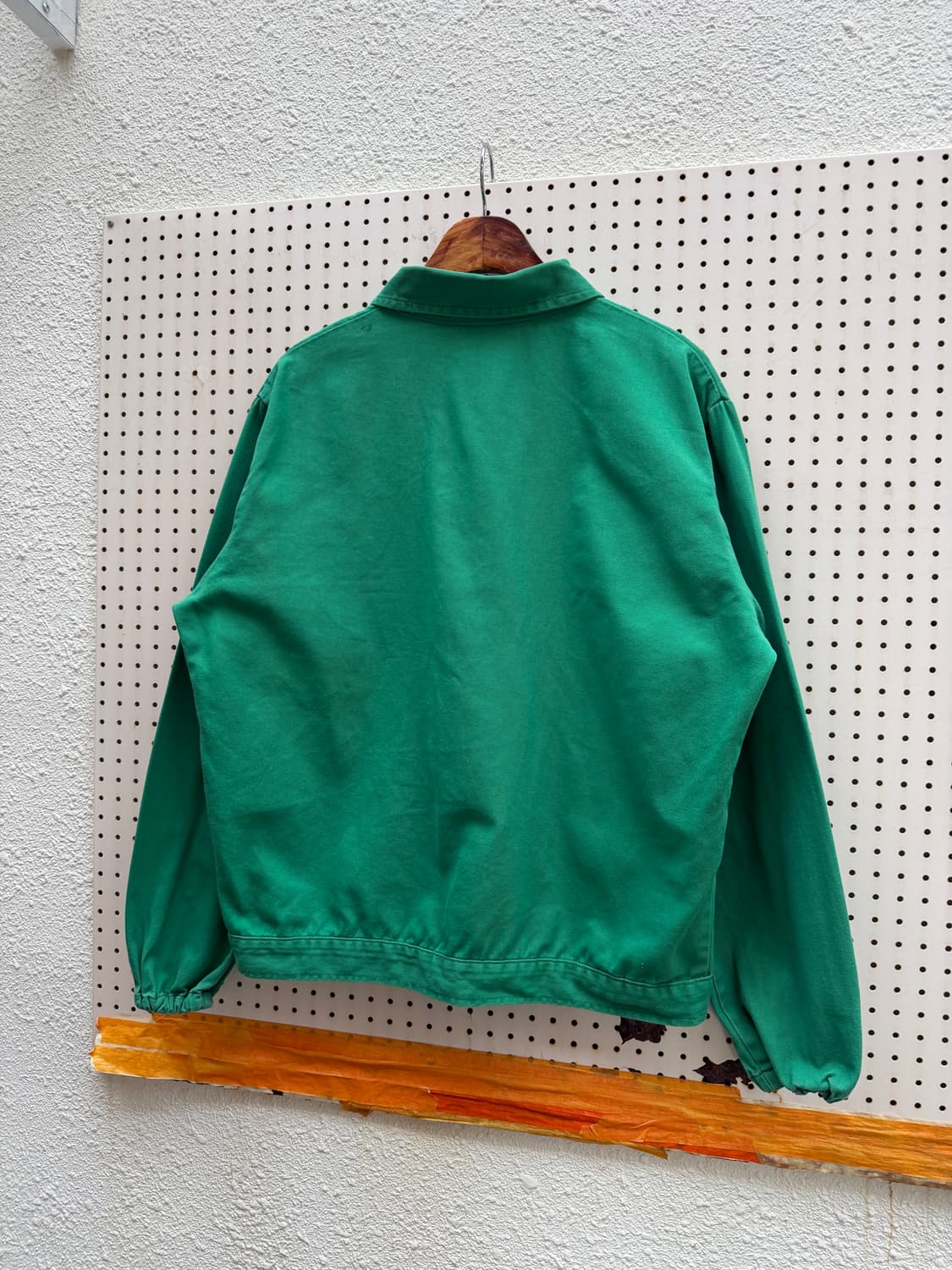 1990s ITALIAN GREEN MECHANIC 프렌치워크 블루종봄버 상품이미지10