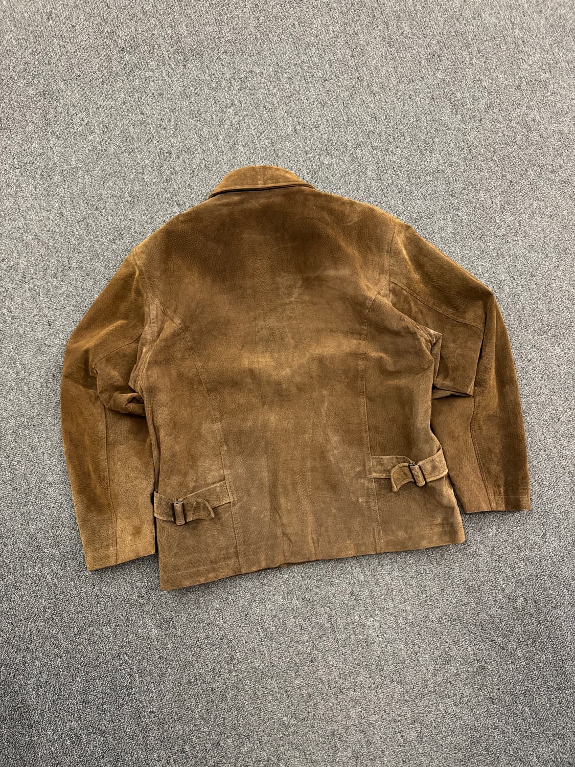 M)Wagle 빈티지 브라운 돈피 레더 자켓 상품이미지5