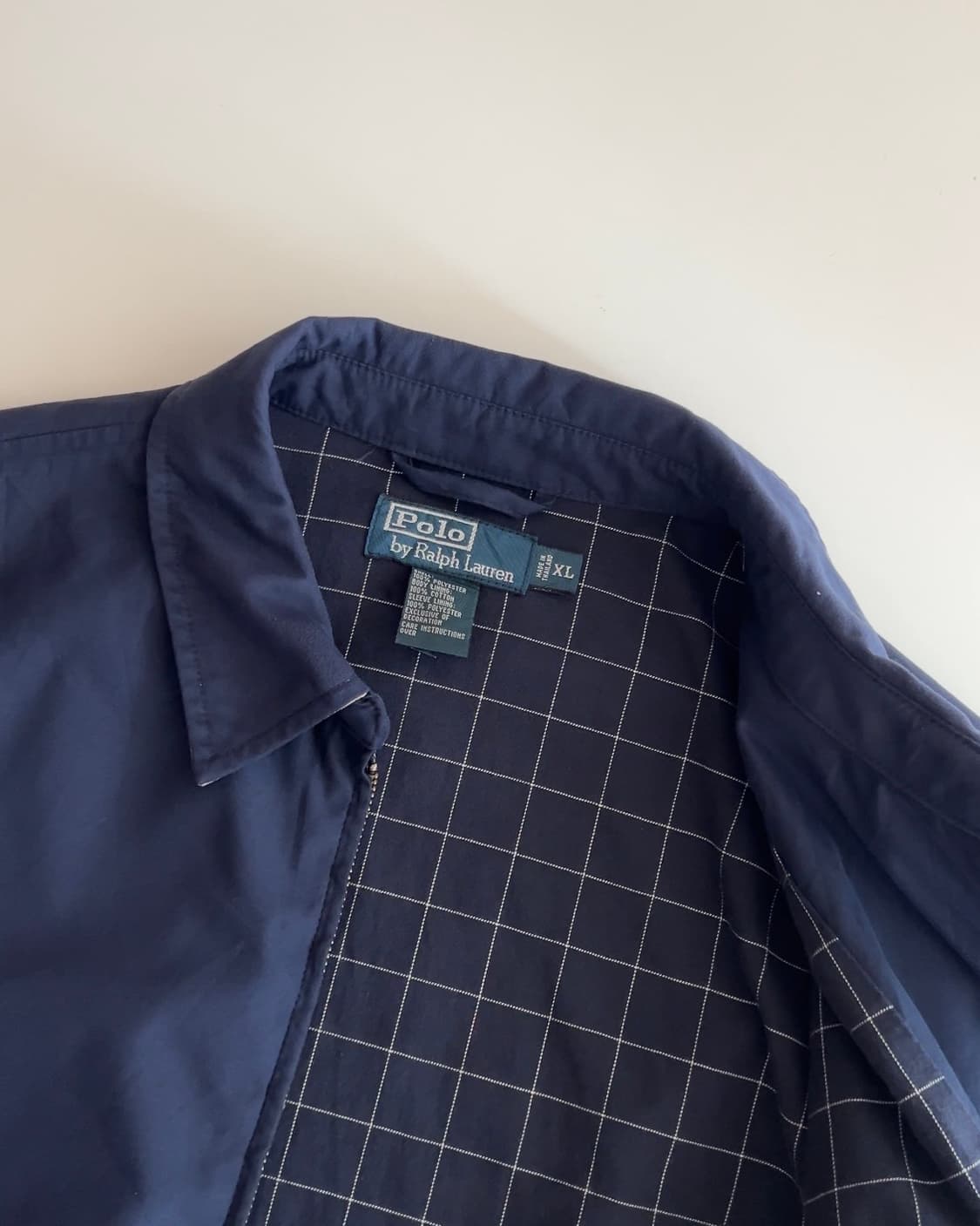 폴로 랄프로렌 네이비 폴리쉘 바이스윙 자켓 XL 상품이미지3