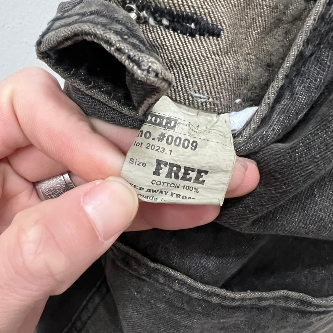 OOTJ 워싱 카펜터 오버롤 멜빵바지 FREE 상품이미지5