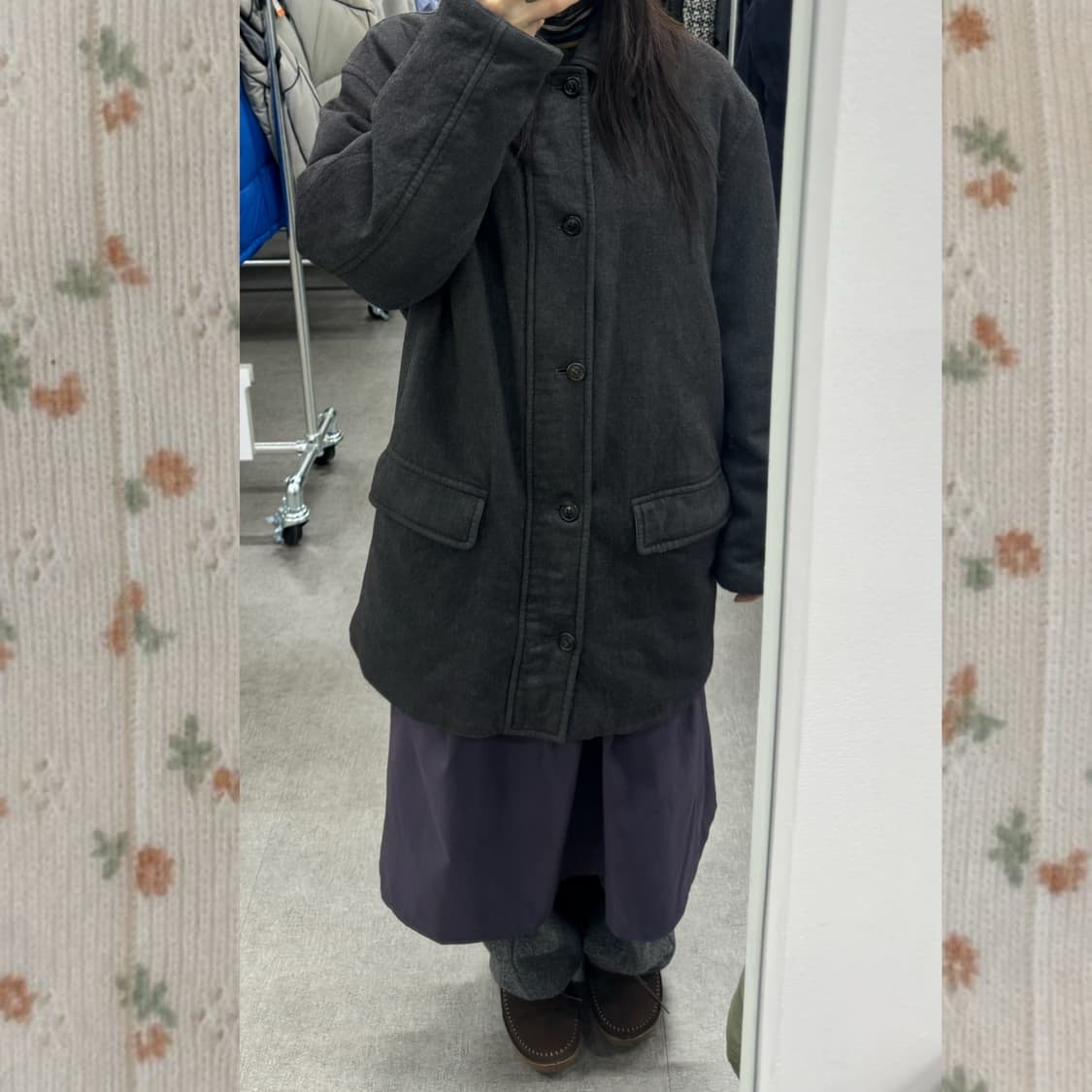 빈티지 그레이 코트 상품이미지2