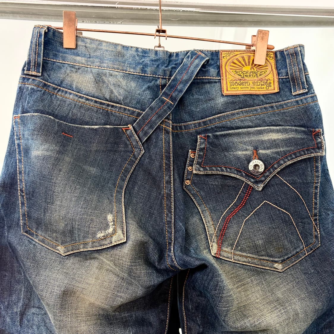 버커루 신치백 부츠컷 데님 팬츠 상품이미지6