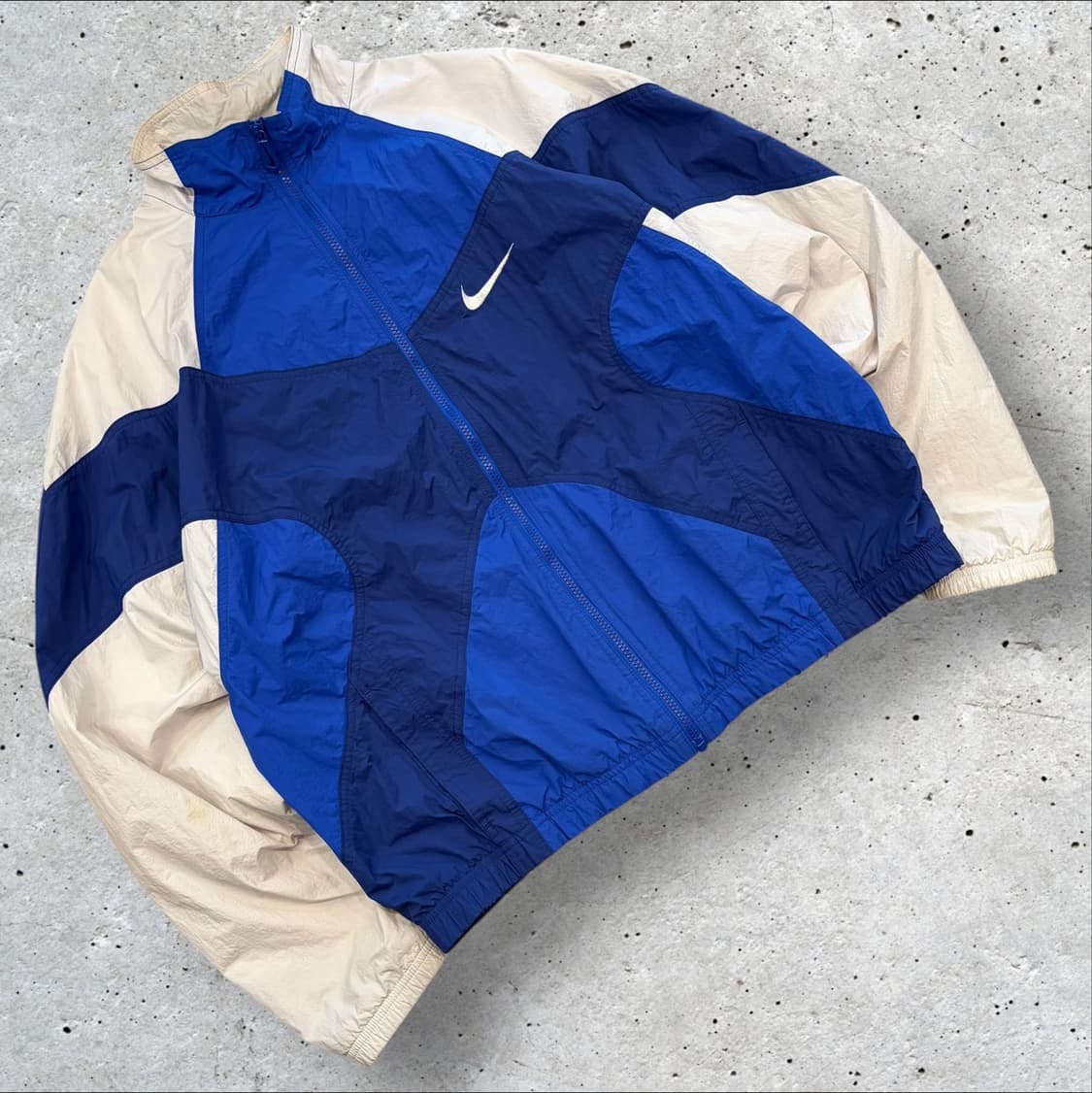 [M] 나이키 리이슈 빅로고 바람막이 블루 / 화이트 B493 상품이미지1