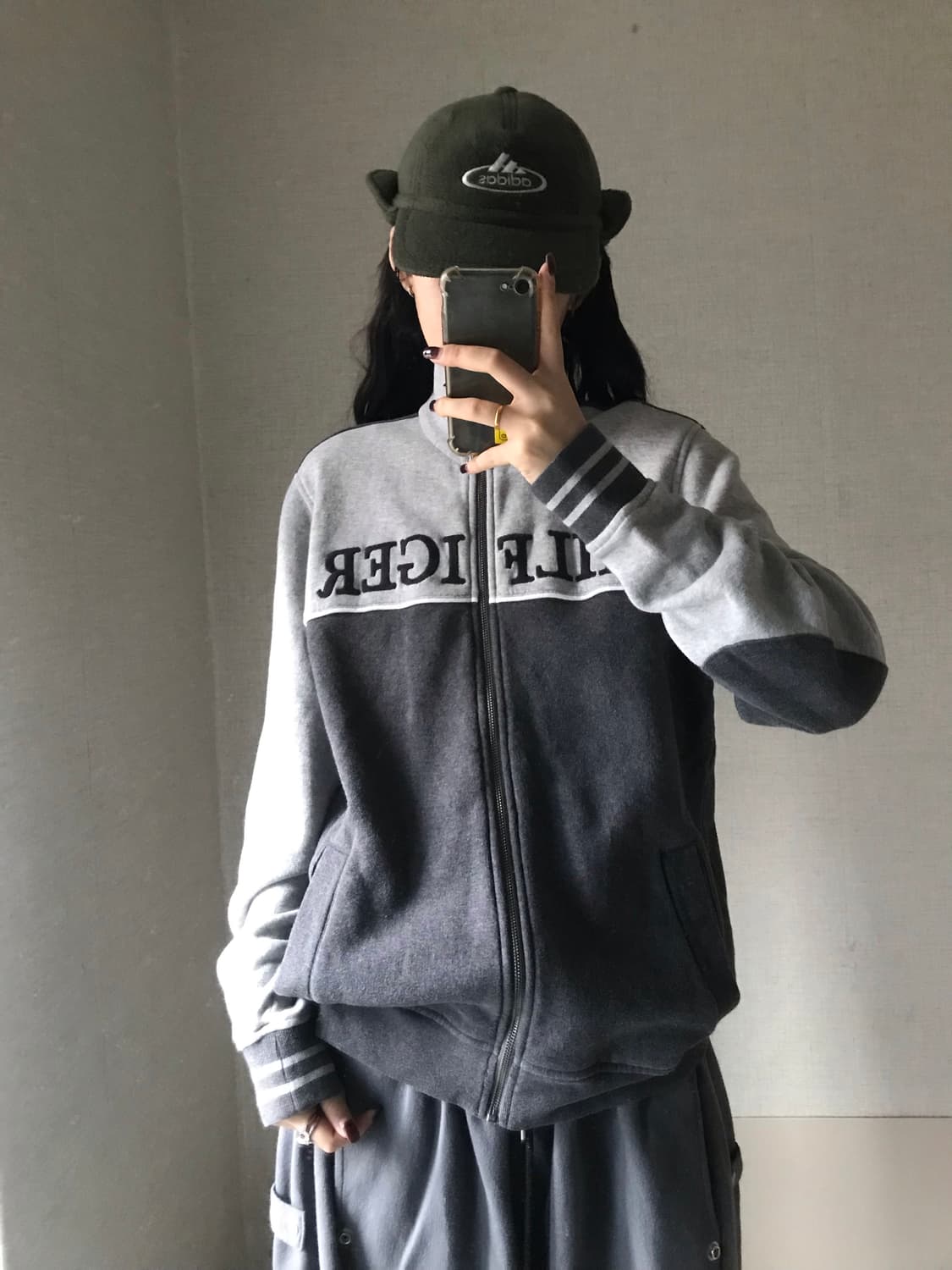 타미힐피거 빅로고 면집업 상품이미지4