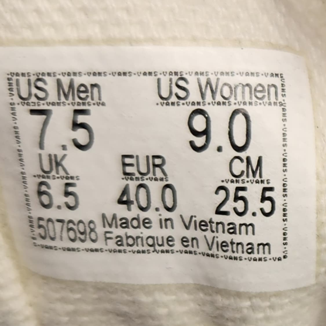 o 반스 올드스쿨 네이비 스니커즈 255 상품이미지6