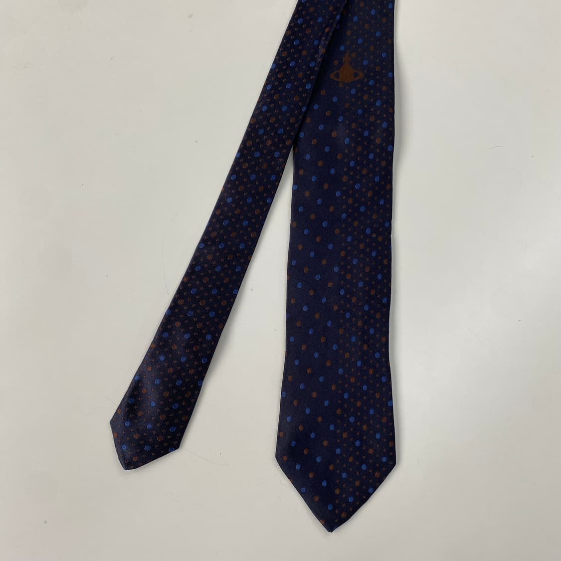  비비안웨스트우드 우주선 정품 명품 넥타이(Vivienne)7.8cm 상품이미지1