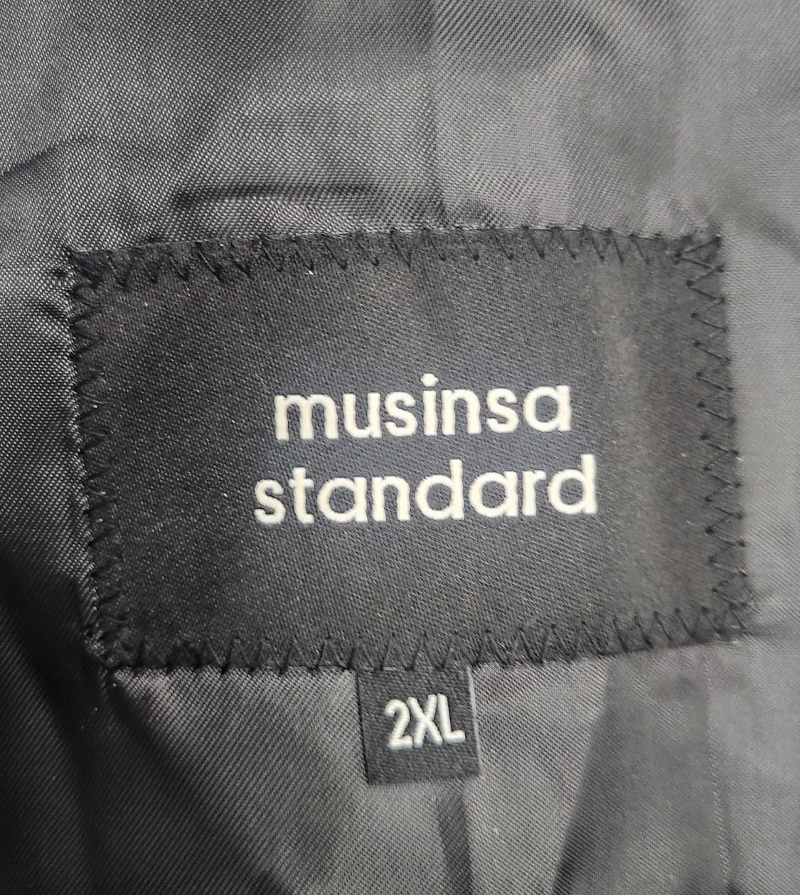 (새상품) 무탠다드 블랙 블레이저 2XL 상품이미지5