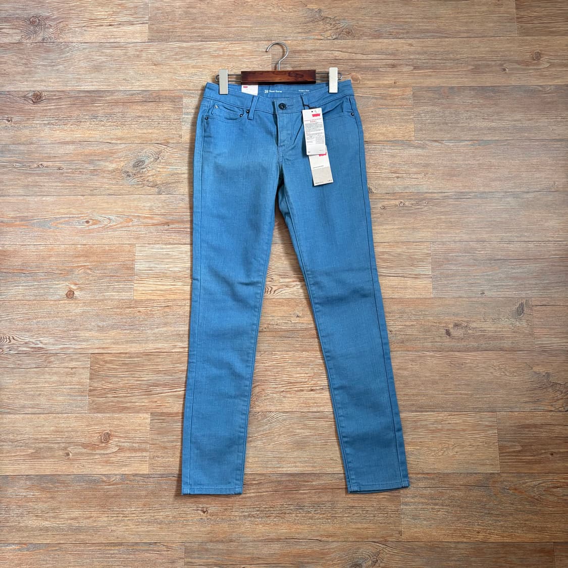 새제품 리바이스 26 데미 커브 스키니 청바지 페이딩 스판 데님 상품이미지10