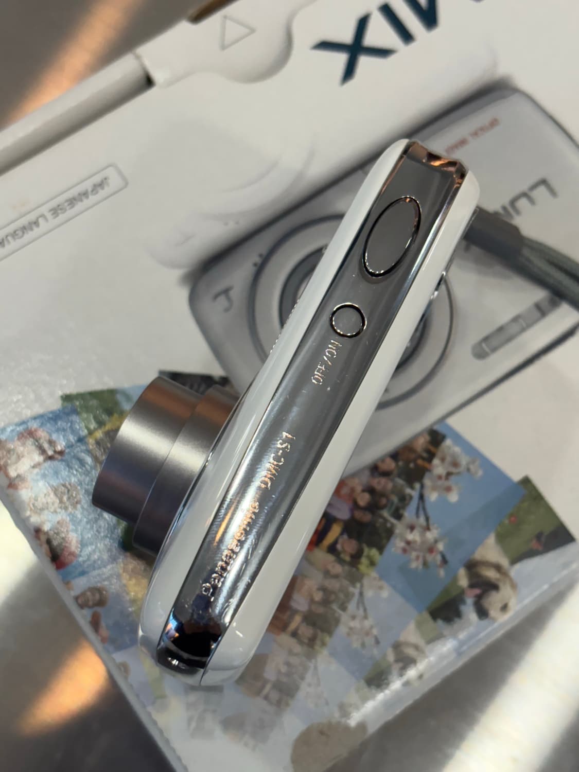 츄/풀박/날짜표시)파나소닉 루믹스 dmc-s1 화이트 빈티지디카 상품이미지6