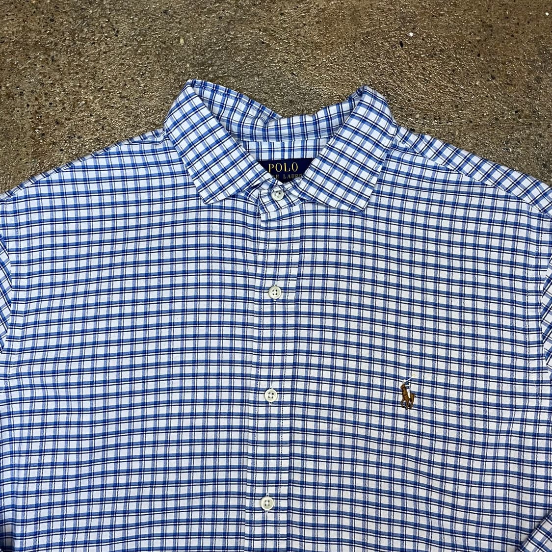 미국 빈티지 폴로 랄프로렌 체크셔츠 남방 상품이미지3