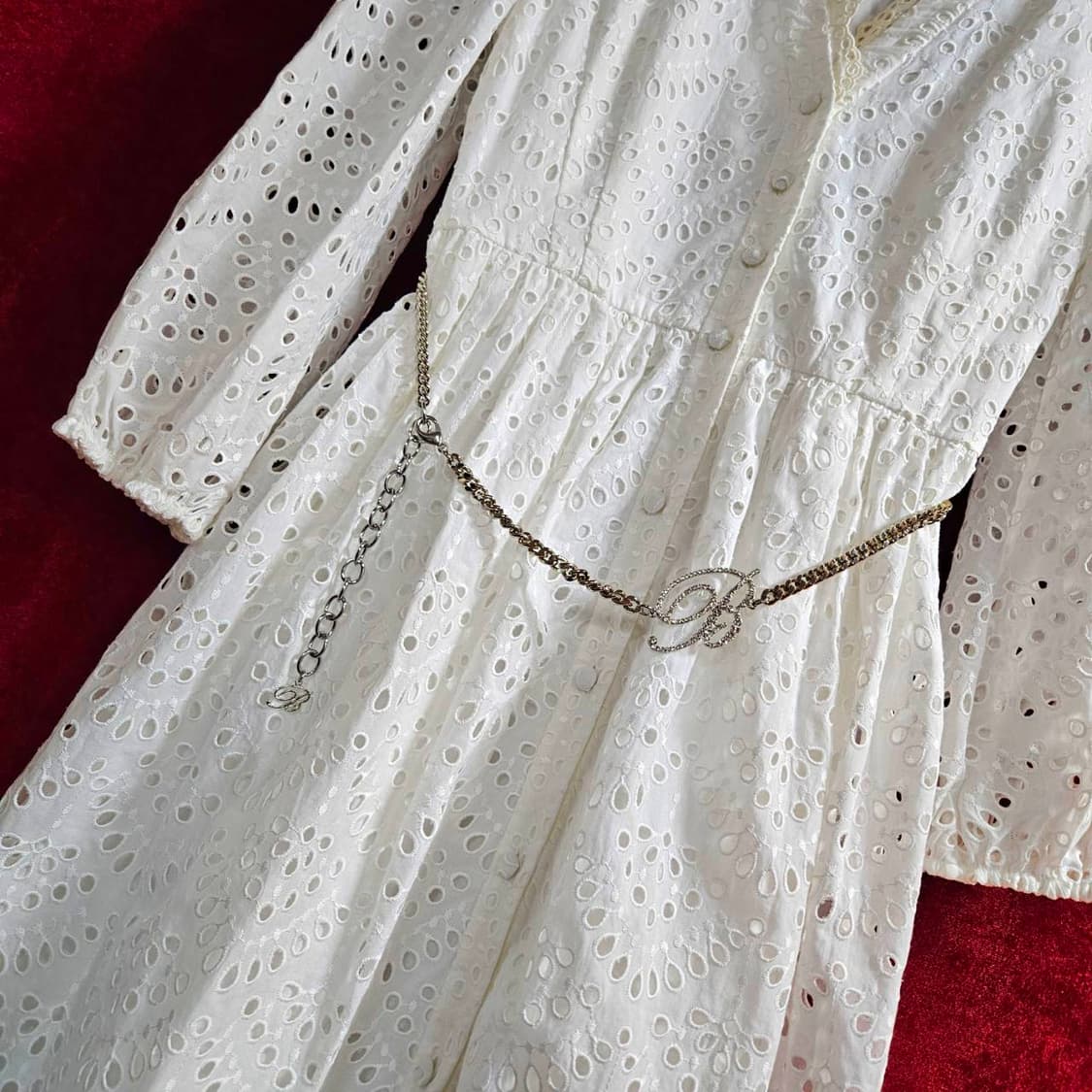 발렌타인(Ballantyne) in italy 크리스탈 체인벨트 원피스 상품이미지2