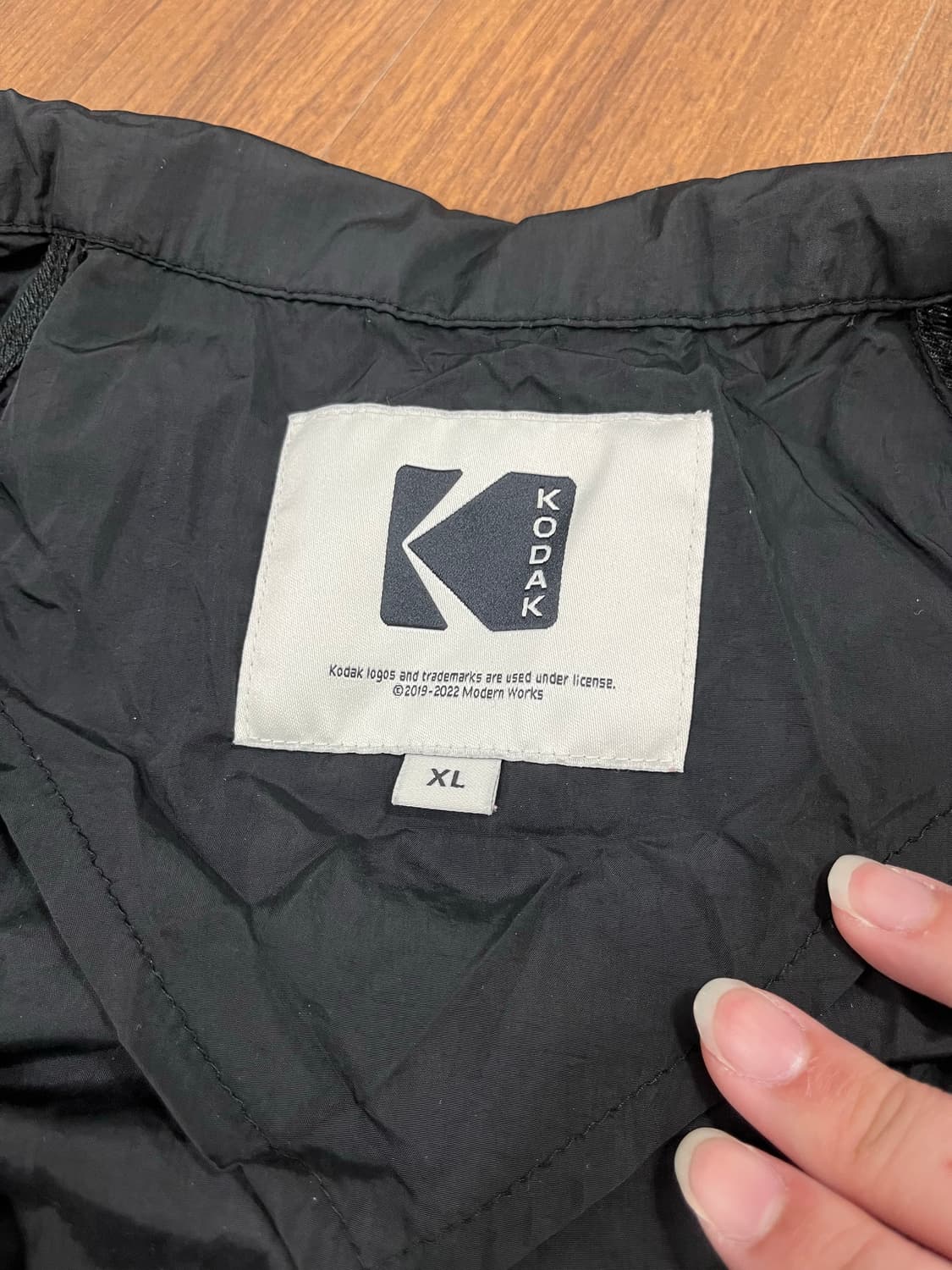 코닥 Kodak 오버핏 아노락 반팔 상품이미지5