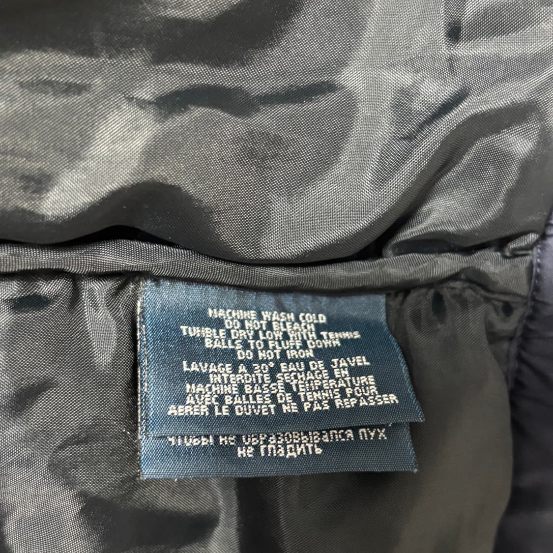 XL 폴로랄프로렌 레드 포니 네이비 덕 다운 후드 패딩 상품이미지5