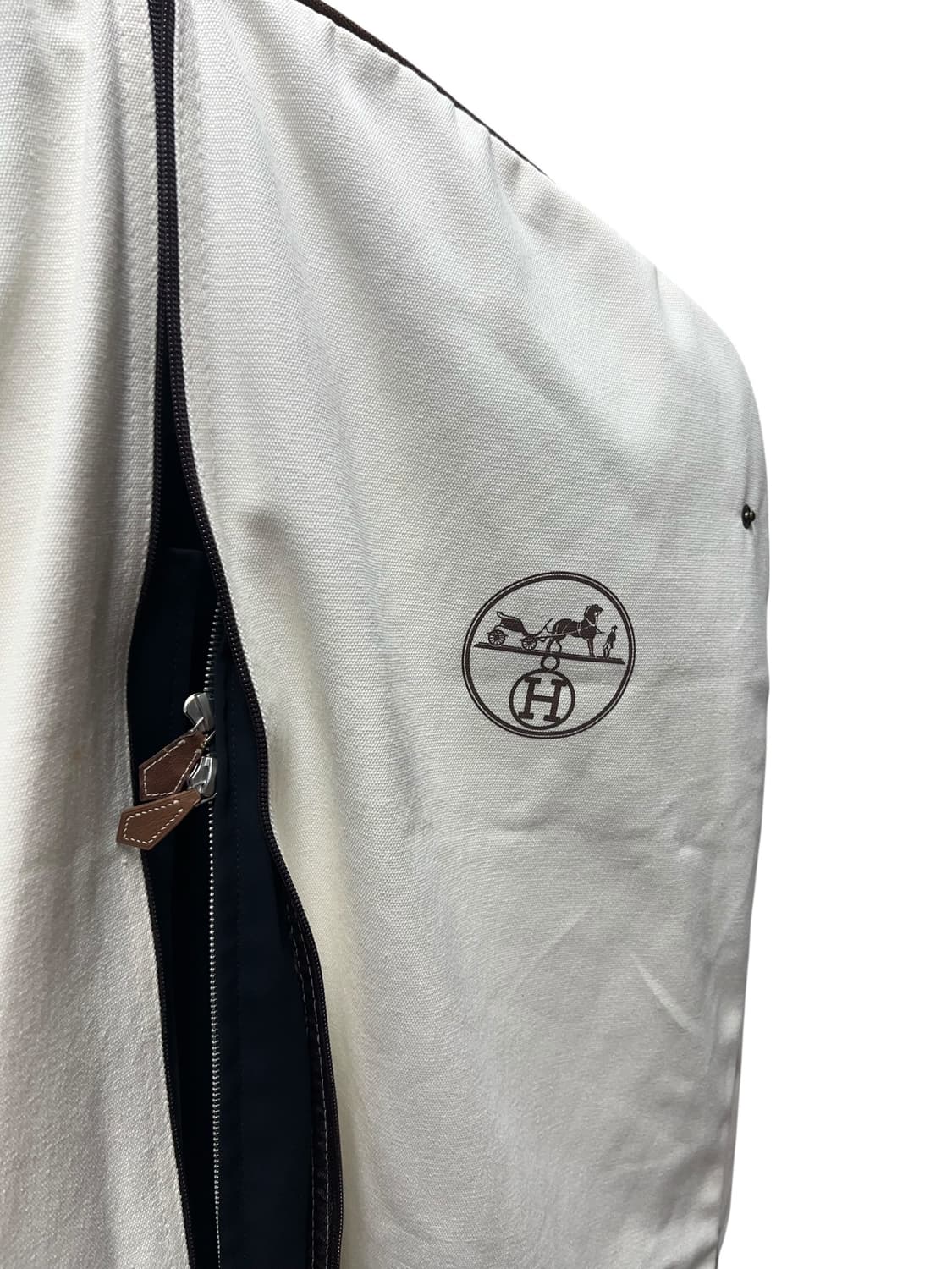 에르메스 탈부착 카라 네이비 블루종 상품이미지10