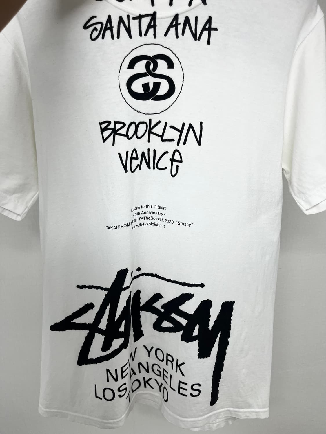 스투시 x 솔로이스트 40주년 월드투어 티셔츠 M 상품이미지5