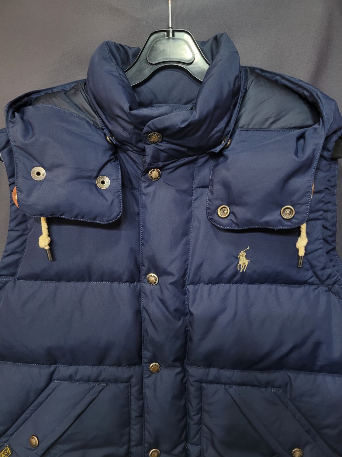 RALPH LAUREN 랄프로렌 다운 후드 패딩 베스트 상품이미지2