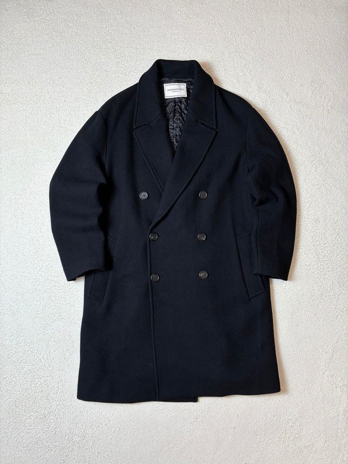 앤더슨벨 오버 울 더블 브레스티드 코트 PN7369 상품이미지1