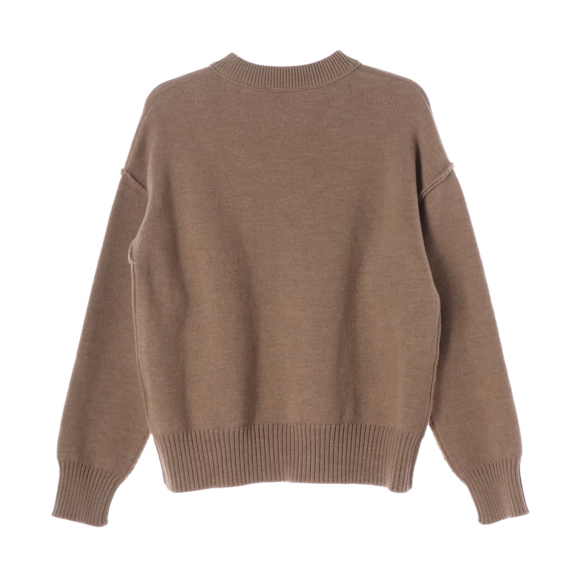 (새상품) 아미 24FW 빅하트 로고 인타르시아 울 니트 스웨터 공용 상품이미지2