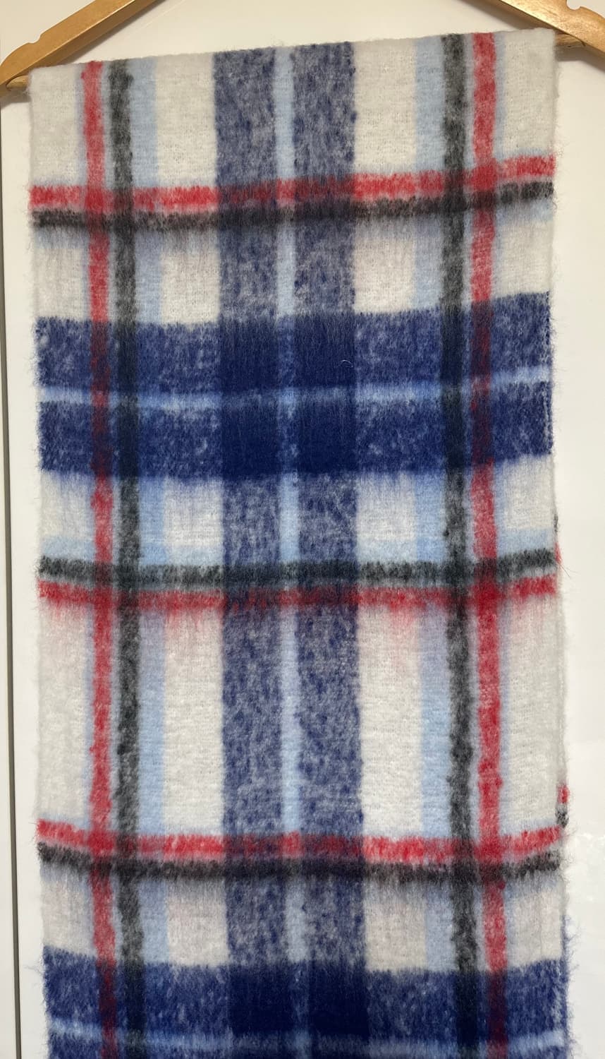 비비안웨스트우드 체크 알파카모헤어울머플러 남여공용 상품이미지6