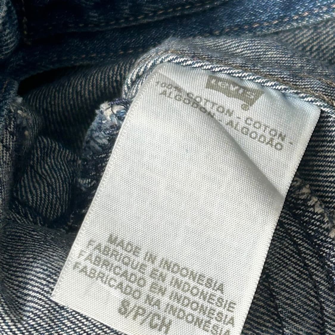 리바이스 진스 크롭 데님 자켓 S 상품이미지8