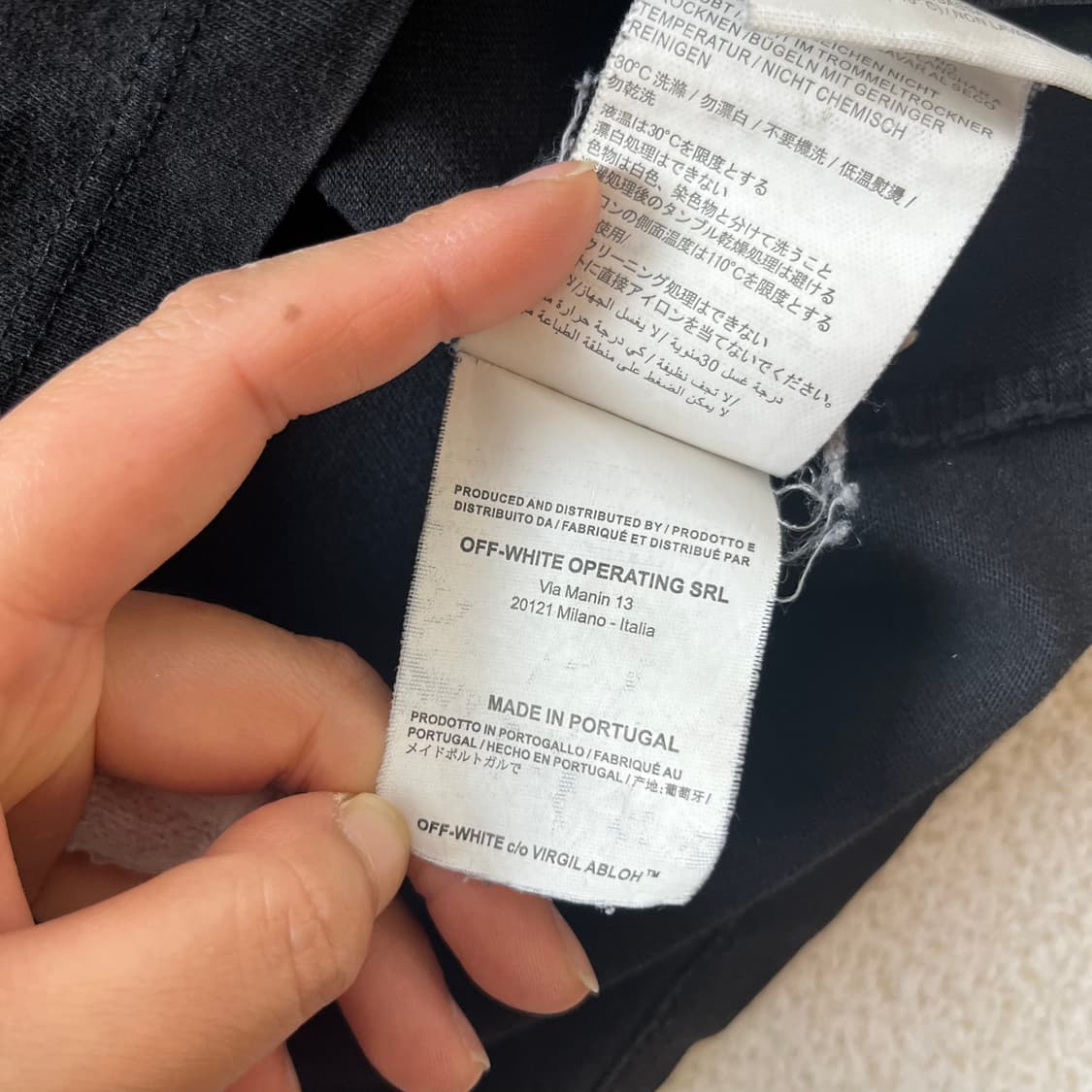 95 오프화이트 2019 s/s arch shapes 반팔티 상품이미지9