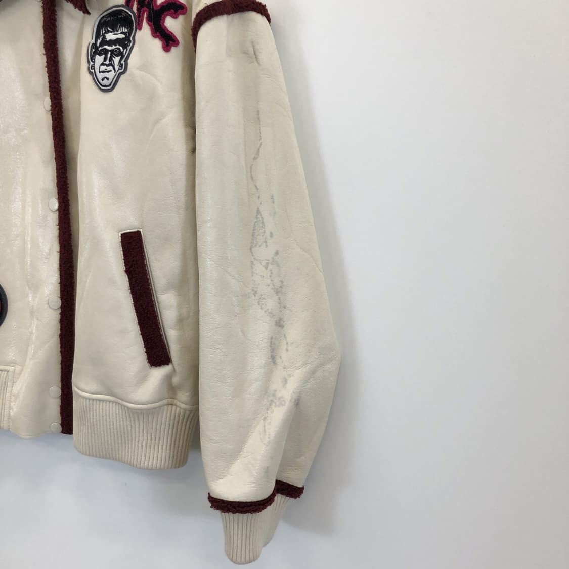 WAAC 왁 몬스터 페이크레더자켓 100 양털안감  상품이미지4