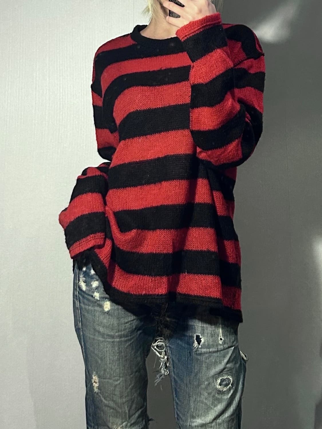 punk stripe knit 상품이미지1
