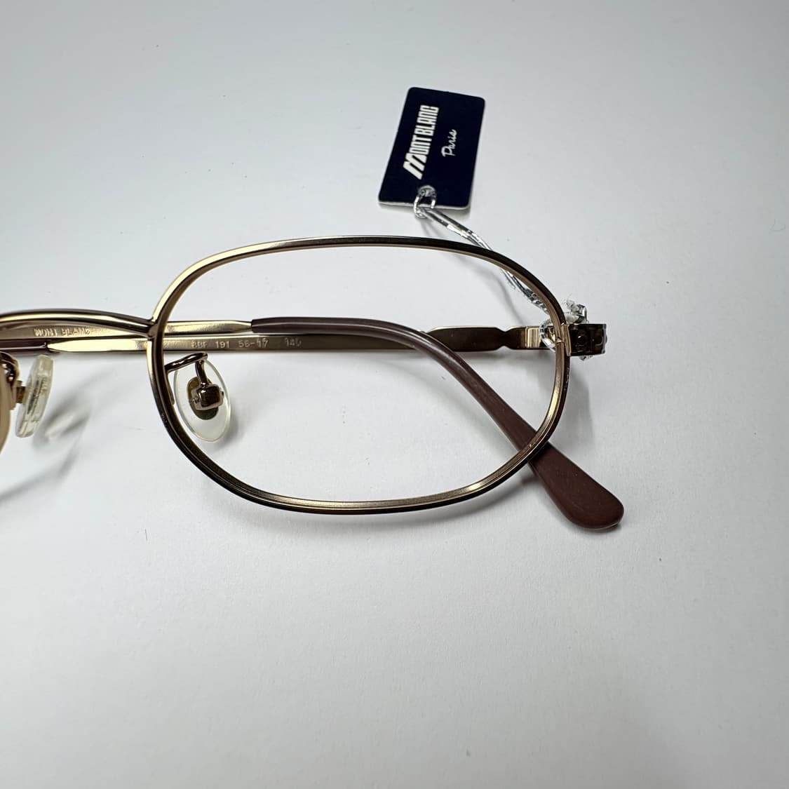 빈티지 안경[몽블루(MONT BLANC) 샤프 스퀘어 안경] 상품이미지2