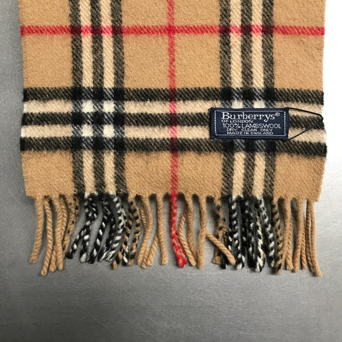 버버리 정품 램스울 머플러 베이지 상품이미지3