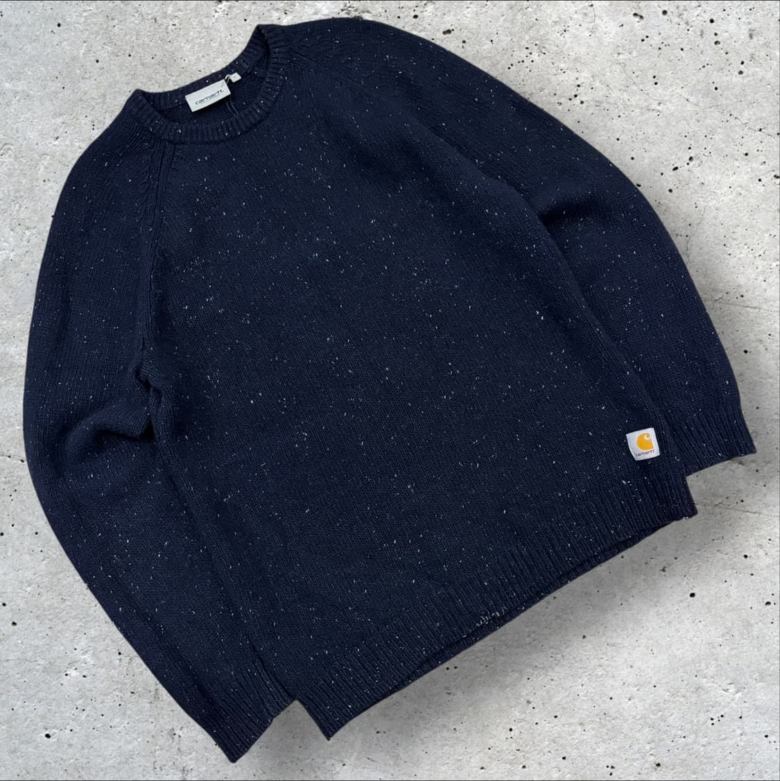 [L] 칼하트 WIP 앙글리스틱 네이비 스웨터 니트 C967 상품이미지1