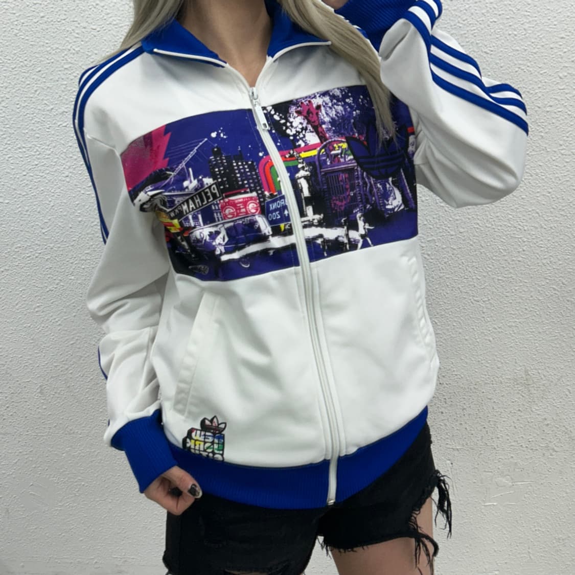 아디다스 아디컬러 블루 시리즈 뉴욕 트랙탑 S 상품이미지2