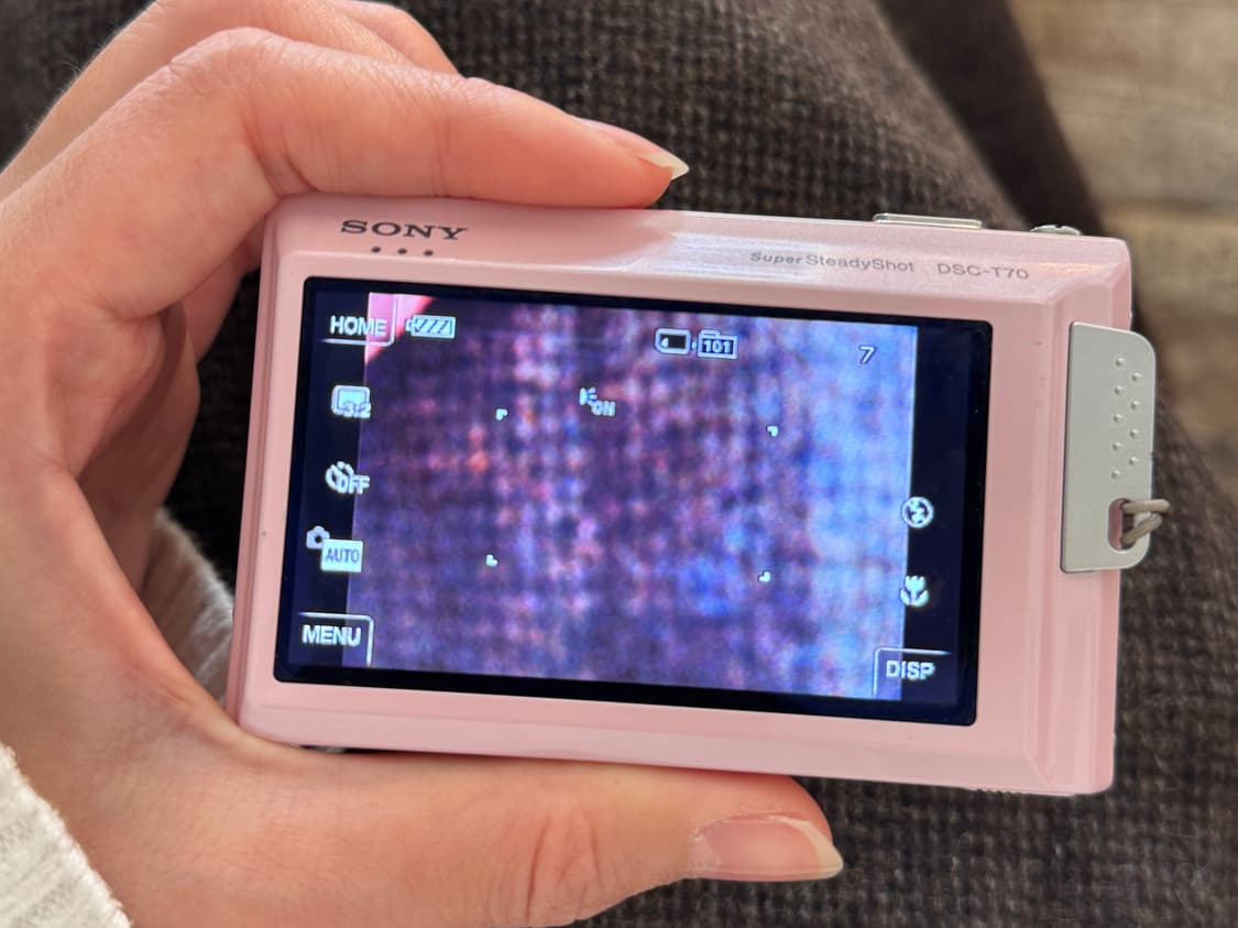 소니 핑크 디카 dsc-t70  상품이미지3