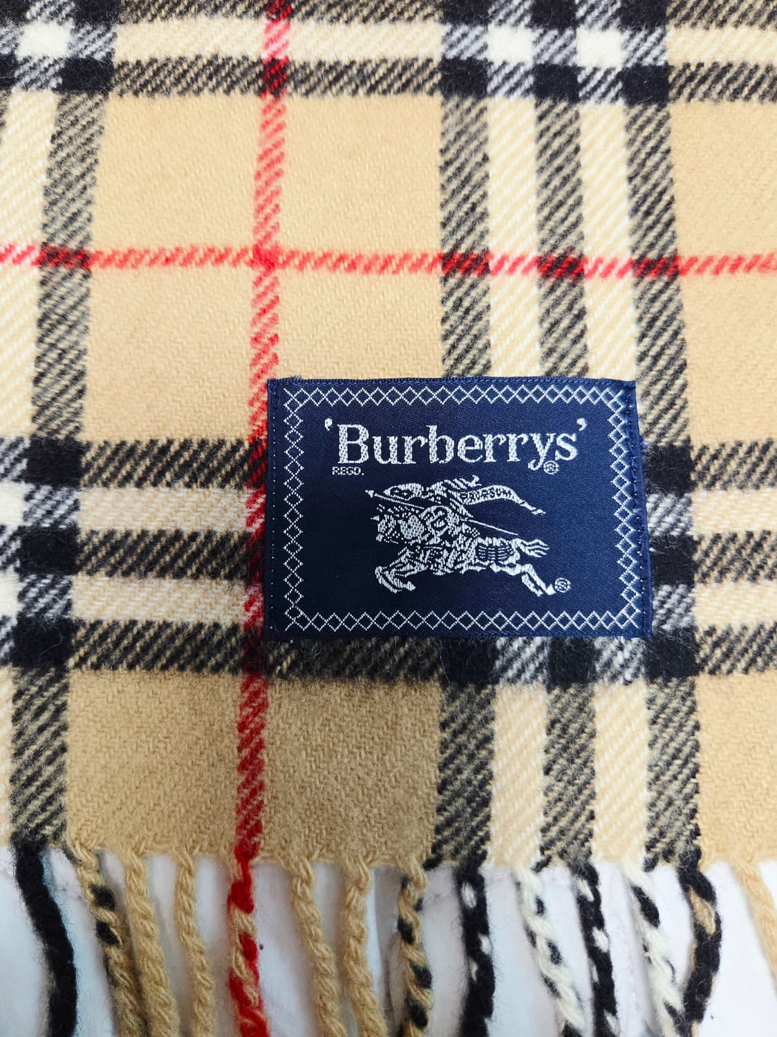 버버리 베이지 노바 체크 머플러 숄 블랭킷  상품이미지9