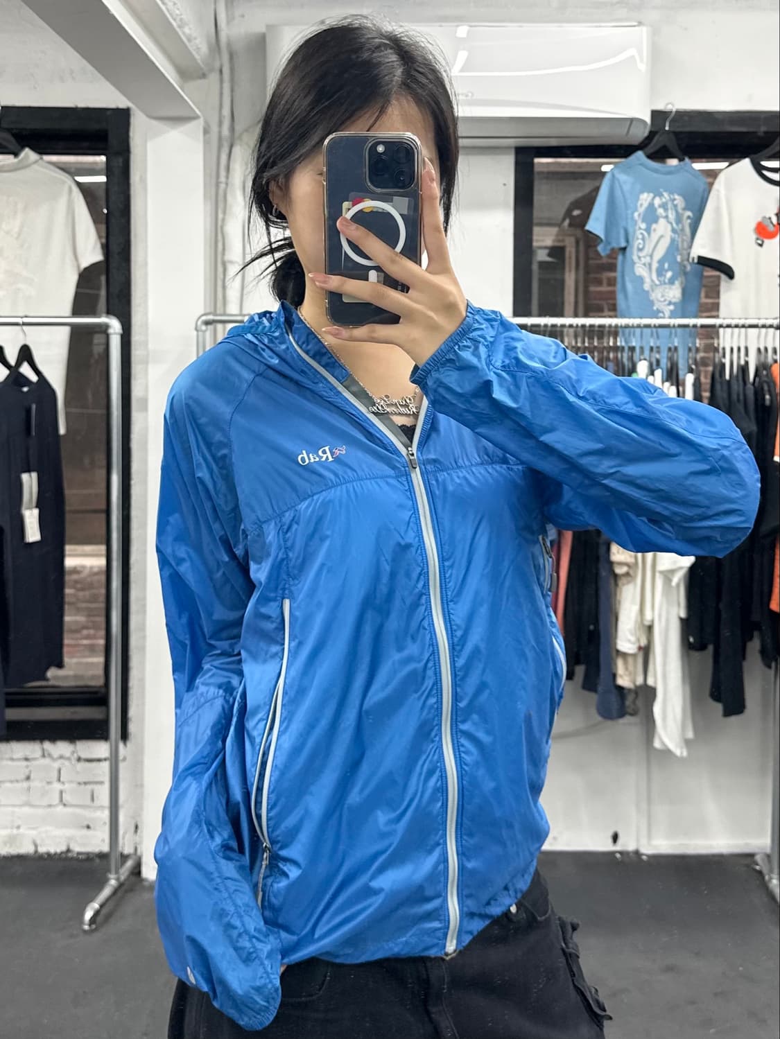 Rab 블루 바람막이 상품이미지3