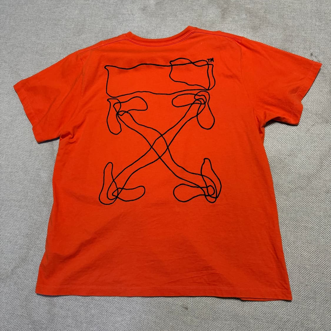 오프화이트 애로우 엠브로이드 반팔 티셔츠 상품이미지6