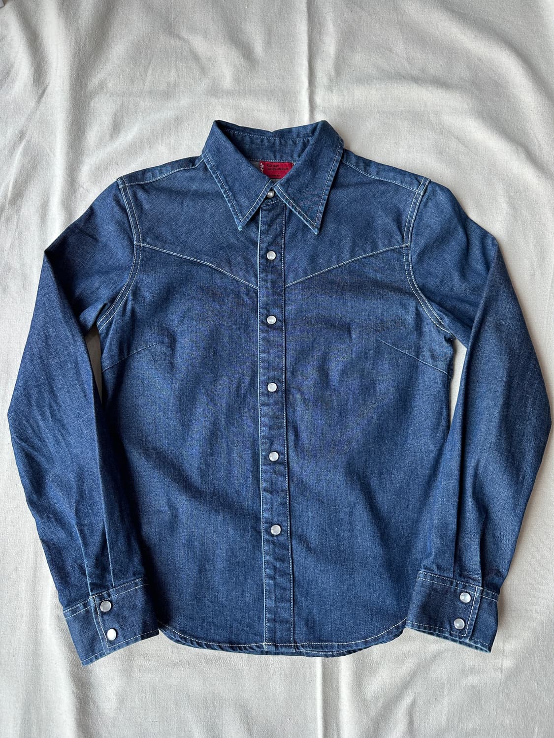 리바이스 웨스턴 데님셔츠 여성용 M 상품이미지1