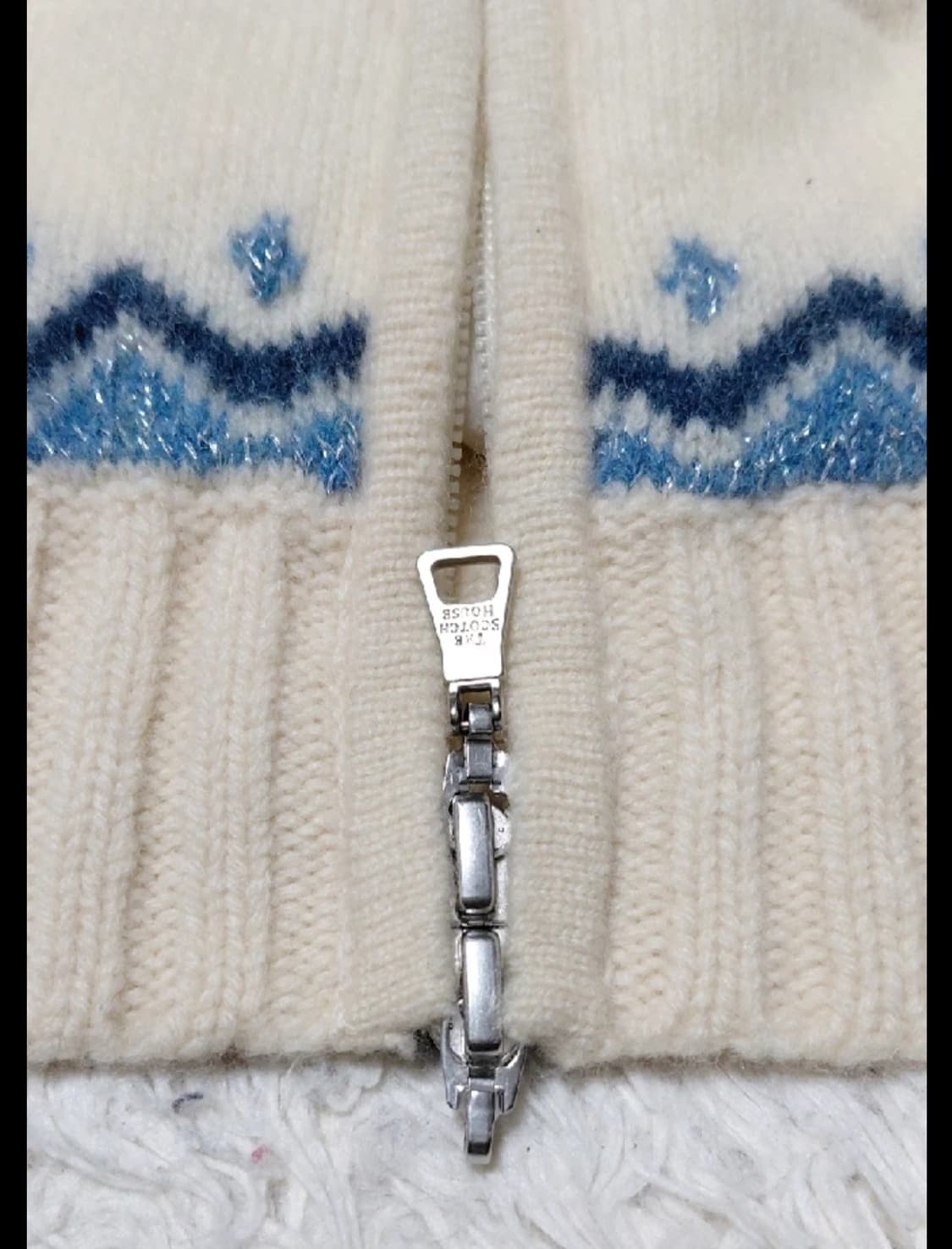 The Scotch House 눈꽃 니트 집업 38 (S) 상품이미지8