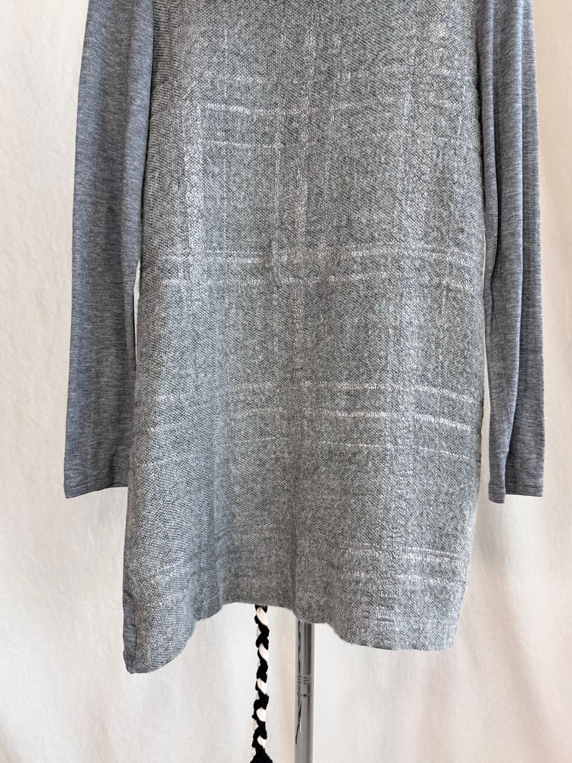 Hiroko Bis 실버 프린팅 롱 니트 상품이미지4