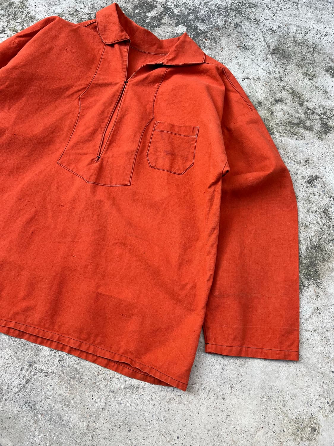 OLD VINTAGE ORANGE FRENCH 프렌치피셔맨스목자켓 상품이미지4